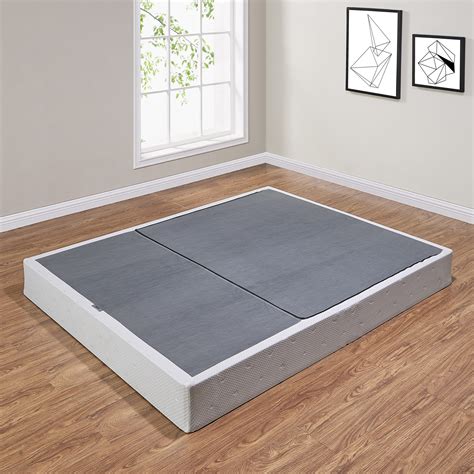 Box Spring 7.5 Metal Bed Mattress Foundation Quad Fold Ultra Sturdy Queen Size | eBay