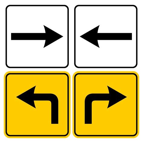 Printable Directional Arrows For Signs | Directional signage, Arrow, Arrow signs