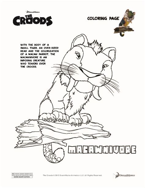 Croods New Age Coloring Pages