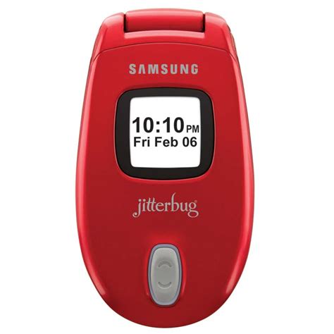 Samsung Launches the Jitterbug J in Red Mobile Phone