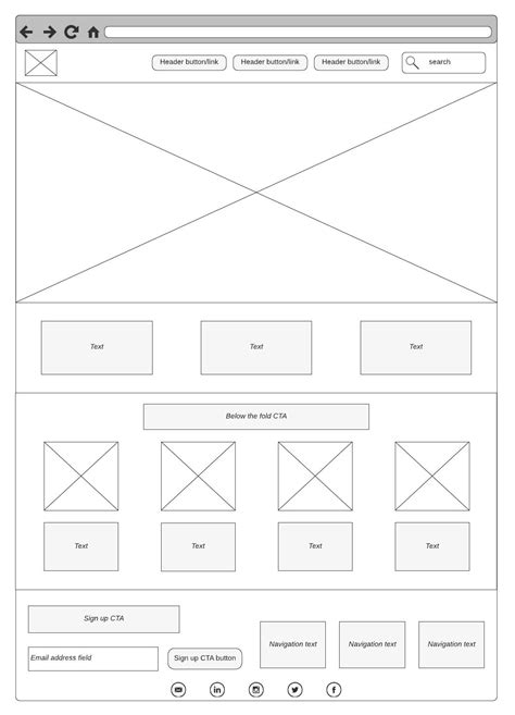 15 Wireframe Examples and How to Make Your Own | Looka in 2024 | Wireframe website, Wireframe ...