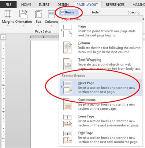 How to insert page breaks in word 2013 - kopload