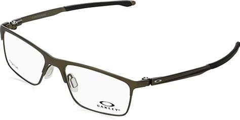 Amazon.com: Oakley Men's OX5137 Cartridge Titanium Rectangular Prescription Eyeglass Frames ...