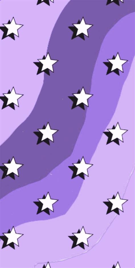 stars are flying in the air on a purple background