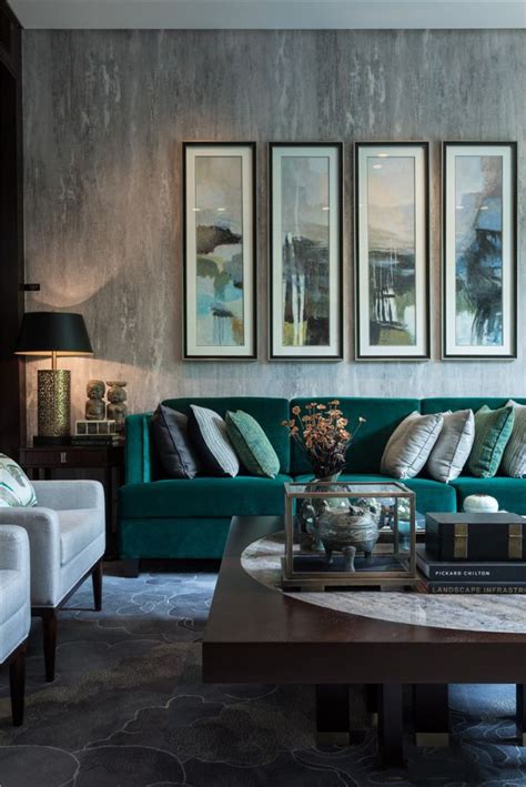 Decorating with Emerald and Blue Topaz - Decoholic | Living room designs, Contemporary home ...