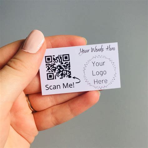 Mini, Qr Code Business Card, Business Card, Discount Code Card, Business Packaging, Small ...