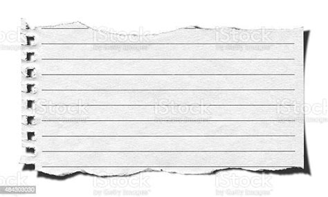 Torn Lined Paper Background Textured Isolated Stock Photo - Download Image Now - 2015 ...