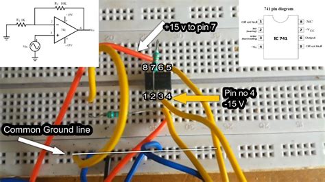 Op Amp Circuit Breadboard