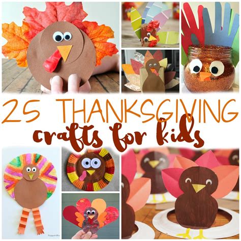 25 Easy Thanksgiving Crafts for Kids to Keep Them Busy Before Dinner