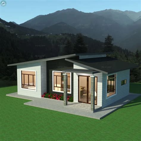 Unique Affordable 2 Bedroom Prefab House Home Modern Prefab House Kits Villa Single Storey - Buy ...