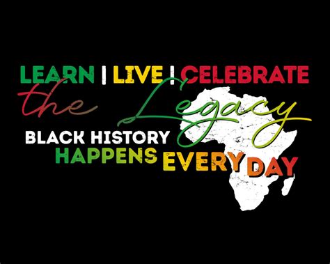 Black History Month Banner: Learn Live Celebrate The Legacy - Customizable - NIMCO, Inc ...