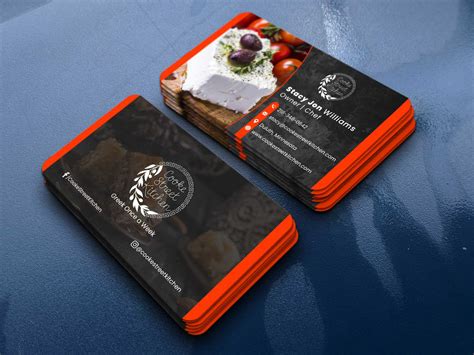 Food Business Card on Behance