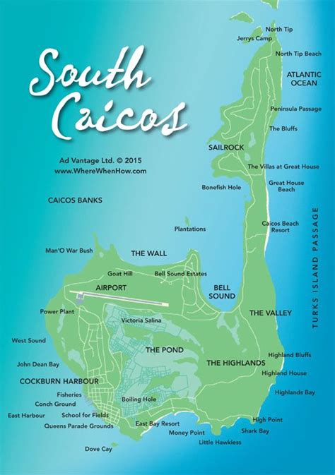 Turks And Caicos Beaches Map | Beach Map