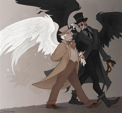 Good Omens fan art collection on Tumblr