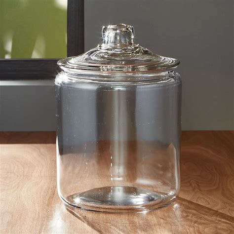 Heritage Hill 128-Oz. Large Glass Jar with Lid + Reviews | Crate & Barrel Canada