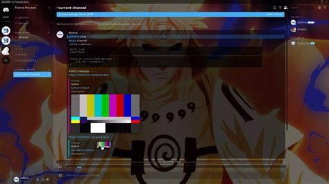 Theme Naruto for Discord download on VSThemes.org