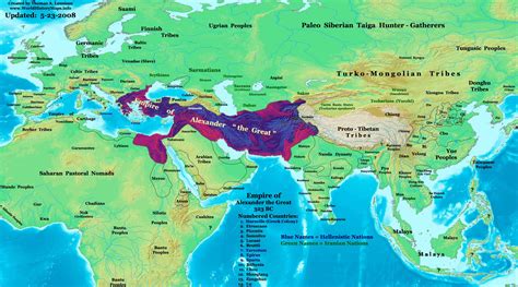 Alexander the Great Empire - World History Maps