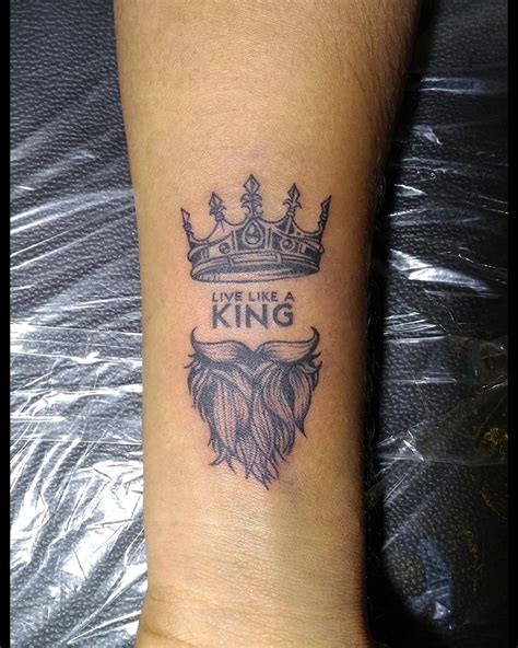 Royal King Crown Tattoo