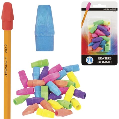 Pencil Top Erasers – Merangue