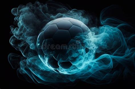 WebRealistic Soccer Ball on Fire and Logo for Football Club, Badge Template Stock Illustration ...