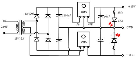 PCB power supply circuit prototype of ±15í µí± | Download Scientific Diagram