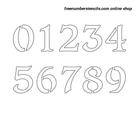 2 Inch Stencils Free Printable | shop fresh