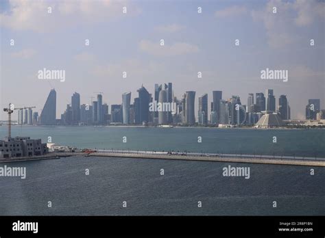 Qatar - Doha Skyline Stock Photo - Alamy