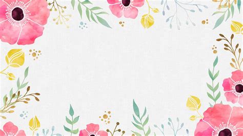 Watercolor Flowers Desktop Wallpapers - Top Free Watercolor Flowers Desktop Backgrounds ...