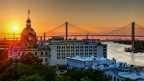 Sunset Savannah, Georgia