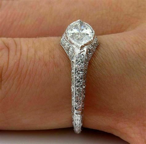 4Ct East West Marquise Cut Diamond Vintage Engagement Ring 14k White Gold Finish - Diamond