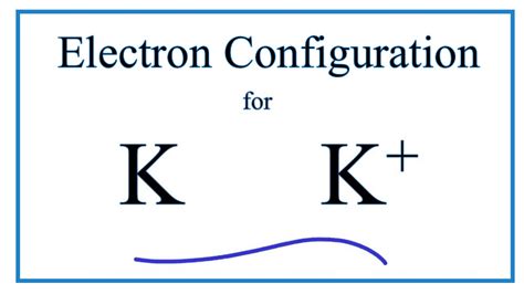 K Electron Configuration