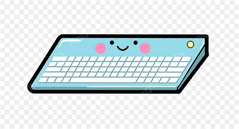 Keyboard Cartoon Clipart PNG Images, Cartoon White Keyboard Illustration, Input Box, Input ...