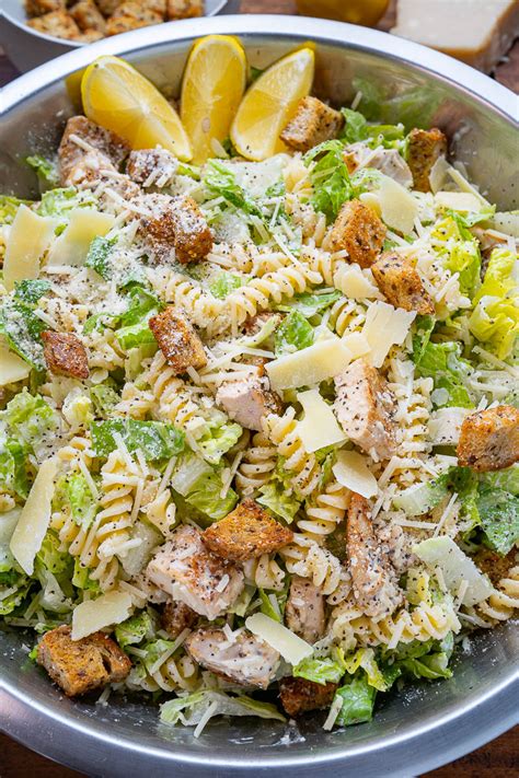 Chicken Caesar Pasta Salad - Closet Cooking