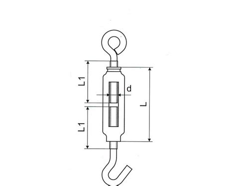 Commercial Turnbuckle | Zinc Alloy | Rigging