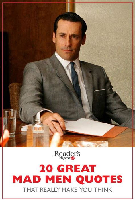 20 Great Mad Men Quotes That Really Make You Think | Mad men quotes, Mad men don draper, Mad men don