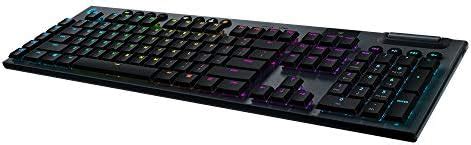 Logitech G915 Wi-fi Mechanical Gaming Keyboard (Clicky), Black - Workhomeshop