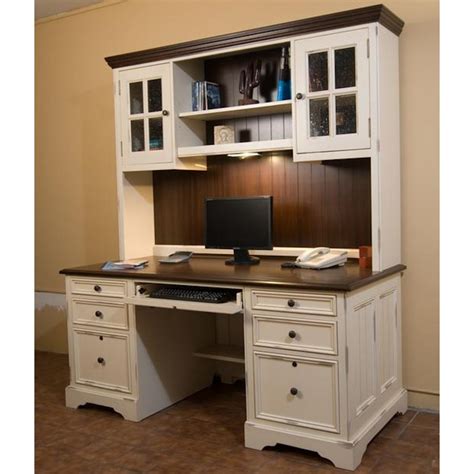 Computer Desk with Hutch by North American Wood Furniture - Stewart Roth Furniture