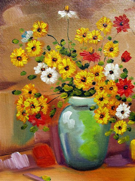 Flowers - Still Life Painting by Daliana Pacuraru