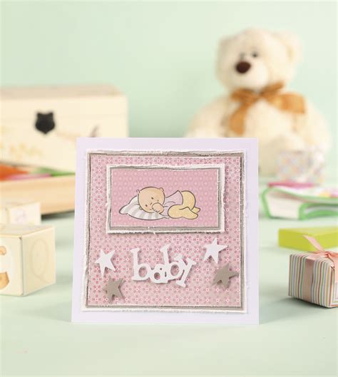 Pink New Baby Girl Card