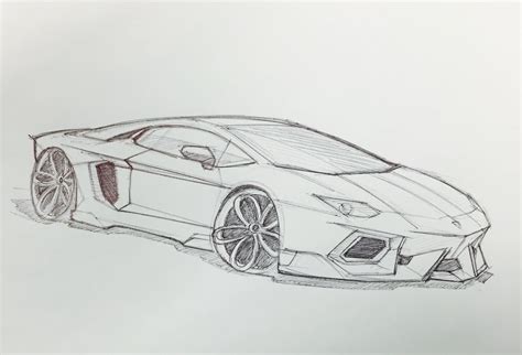 Lamborghini Pencil Sketch at PaintingValley.com | Explore collection of Lamborghini Pencil Sketch