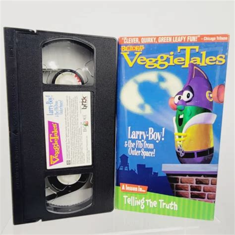 VEGGIETALES LARRYBOY FIB Outer Space VHS Video Tape $5.65 - PicClick CA