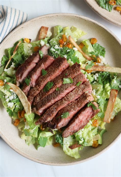 Mexican Steak Caesar Salad - Healthy Mama Kris | Mexican steak, Caesar salad, Healthy salads