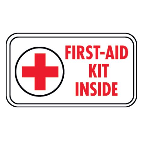 First Aid Kit Inside Decal | Truck n Tow.com