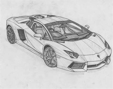 Lamborghini Pencil Drawing at PaintingValley.com | Explore collection of Lamborghini Pencil Drawing