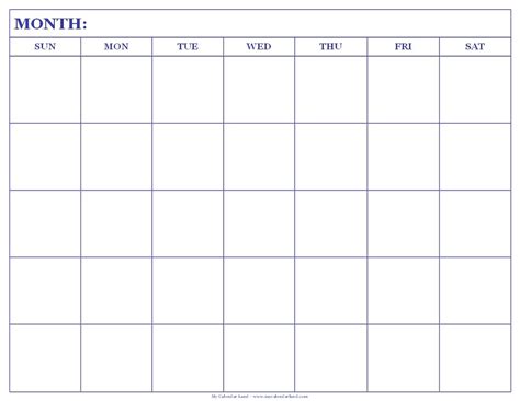 Free Monthly 11X17 Calendar Template Google Docs | Calendar Printables Free Templates