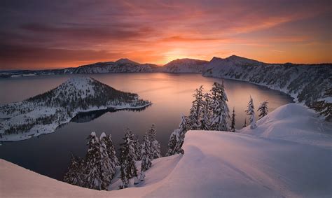 Crater Lake, Winter (2005) | Crater Lake National Park | Marc Adamus Photography