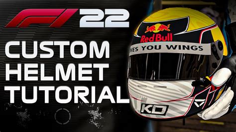 F1 22 CUSTOM HELMET TUTORIAL!!! - YouTube