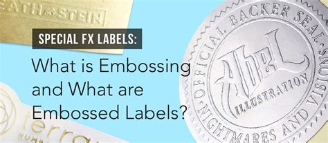 Printing Custom Embossed Labels - Inkable Label Co.