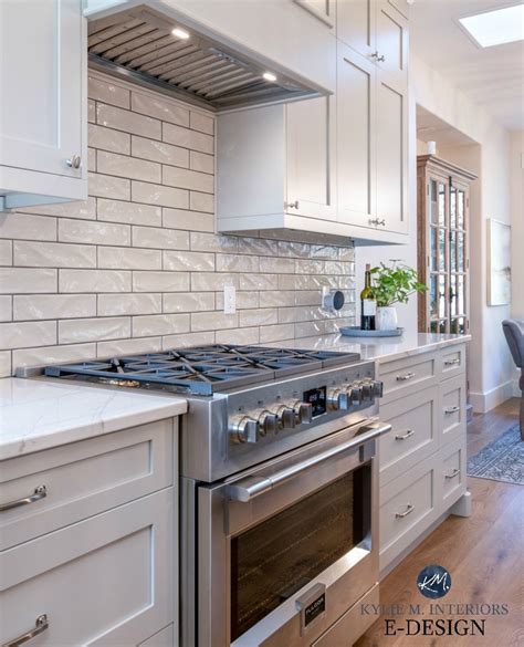 8 Photos White Kitchen Cabinets With Gray Subway Tile Backsplash And Description - Alqu Blog