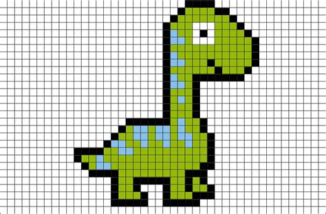 Good Dinosaur Pixel Art – BRIK